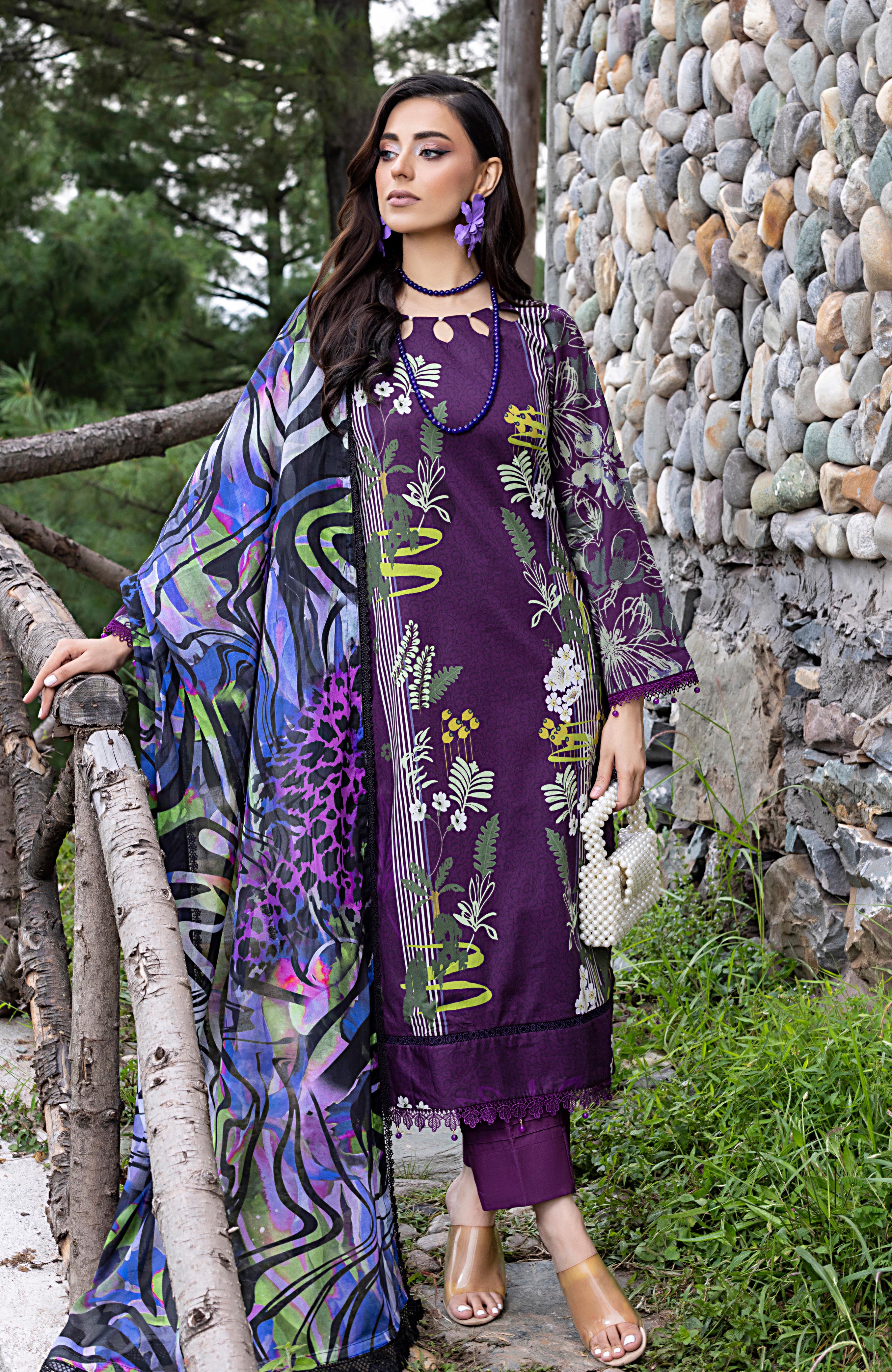 Monsoon Print Canvas 3 Piece-MPC-25-10