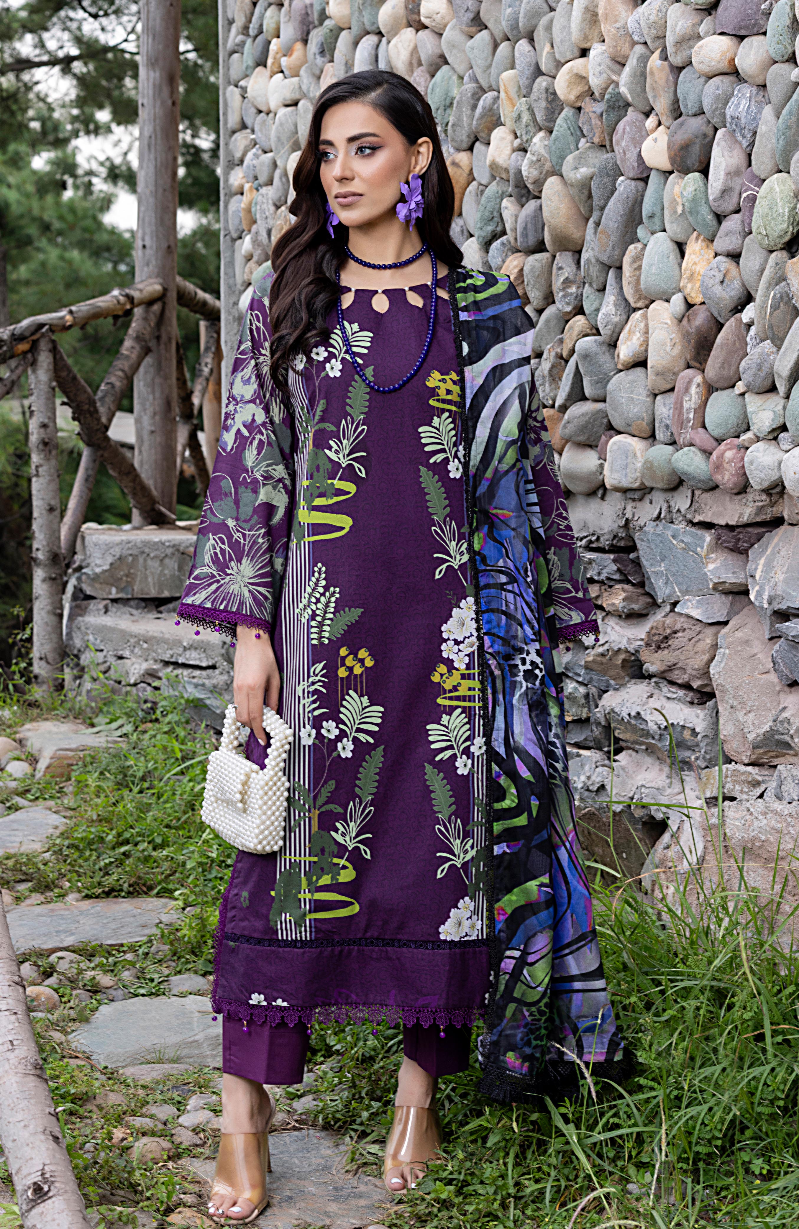 Monsoon Print Canvas 3 Piece-MPC-25-10