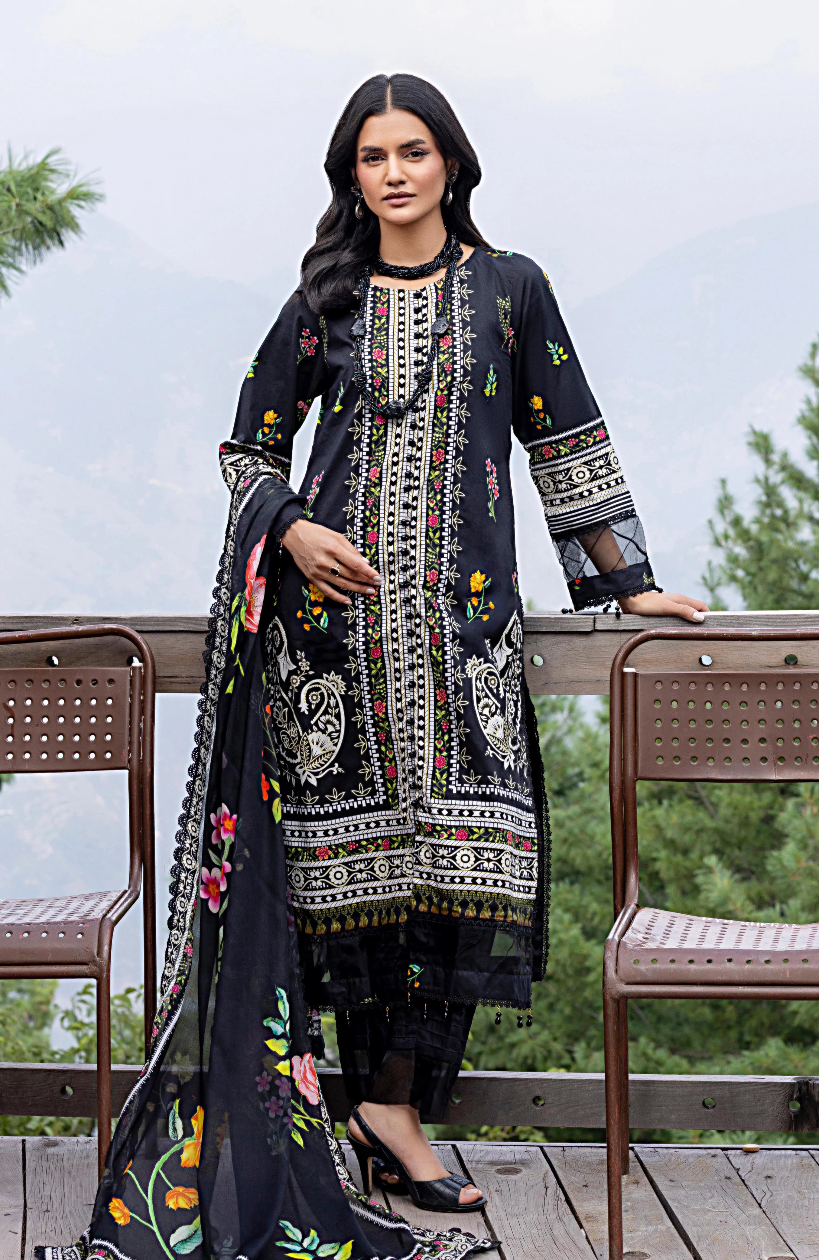 Monsoon Print Canvas 3 Piece-MPC-25-09