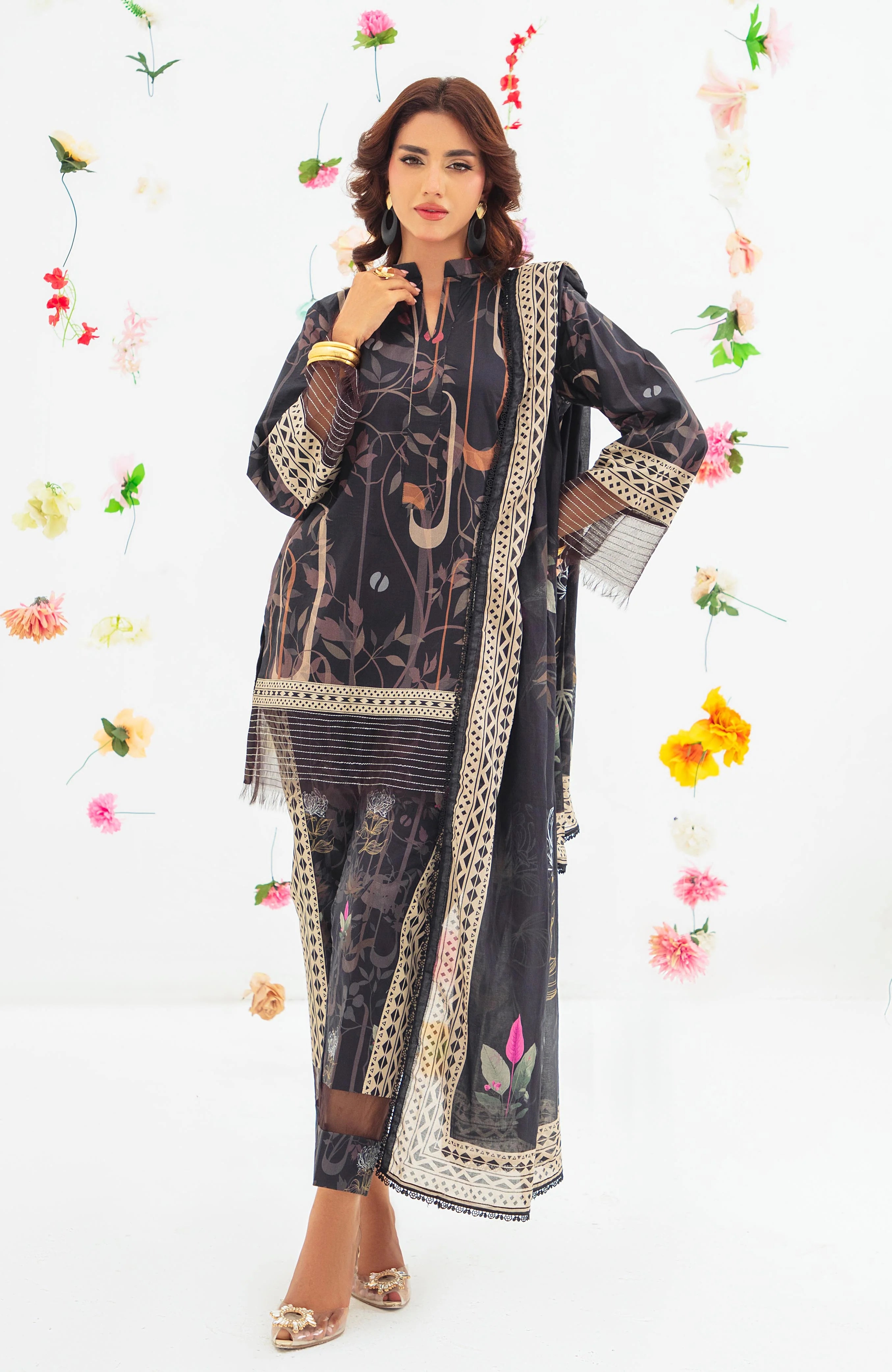 Noor e Hameed Mahrosh 3 Piece NHM-25-02