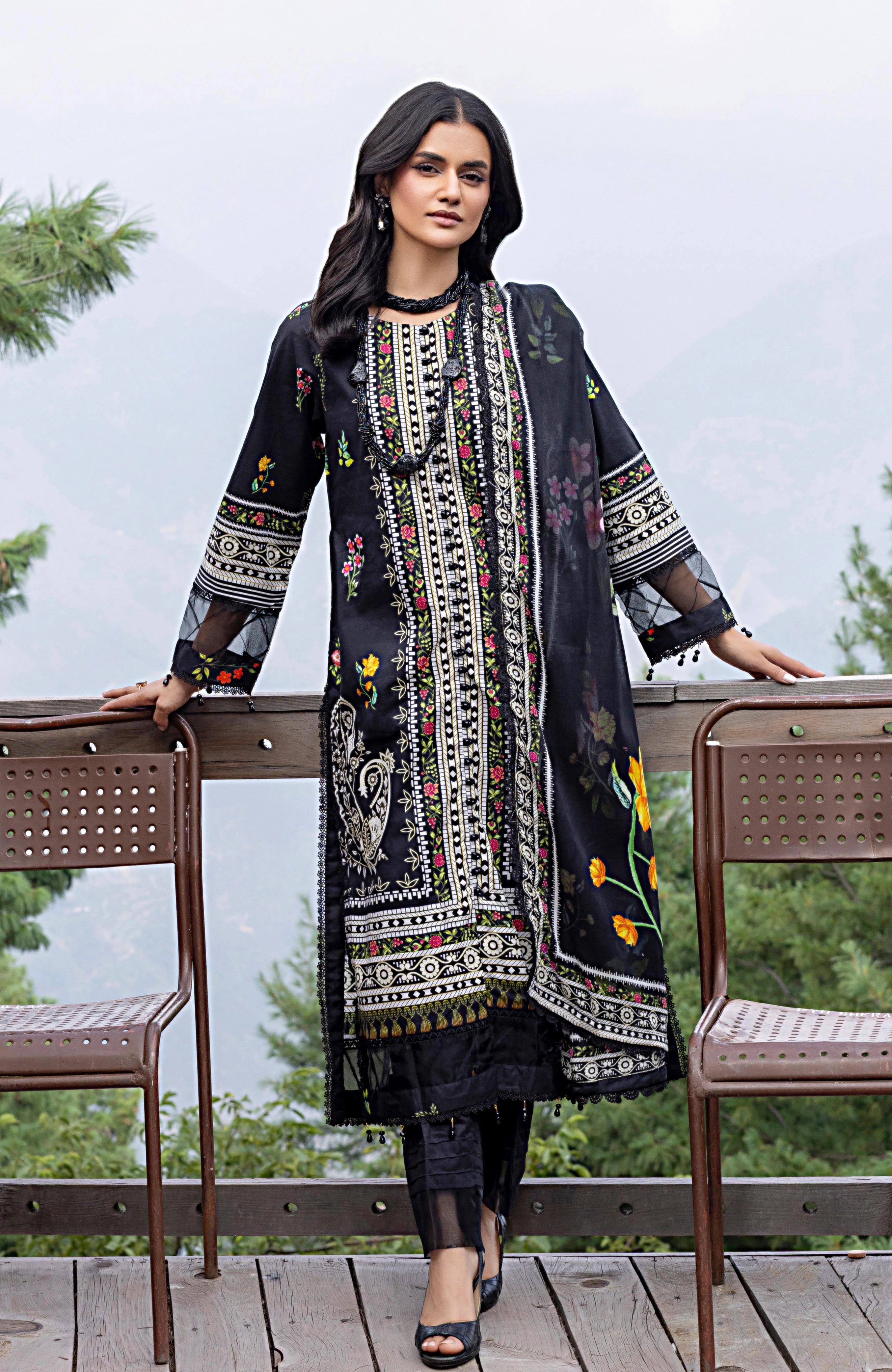 Monsoon Print Canvas 3 Piece-MPC-25-09