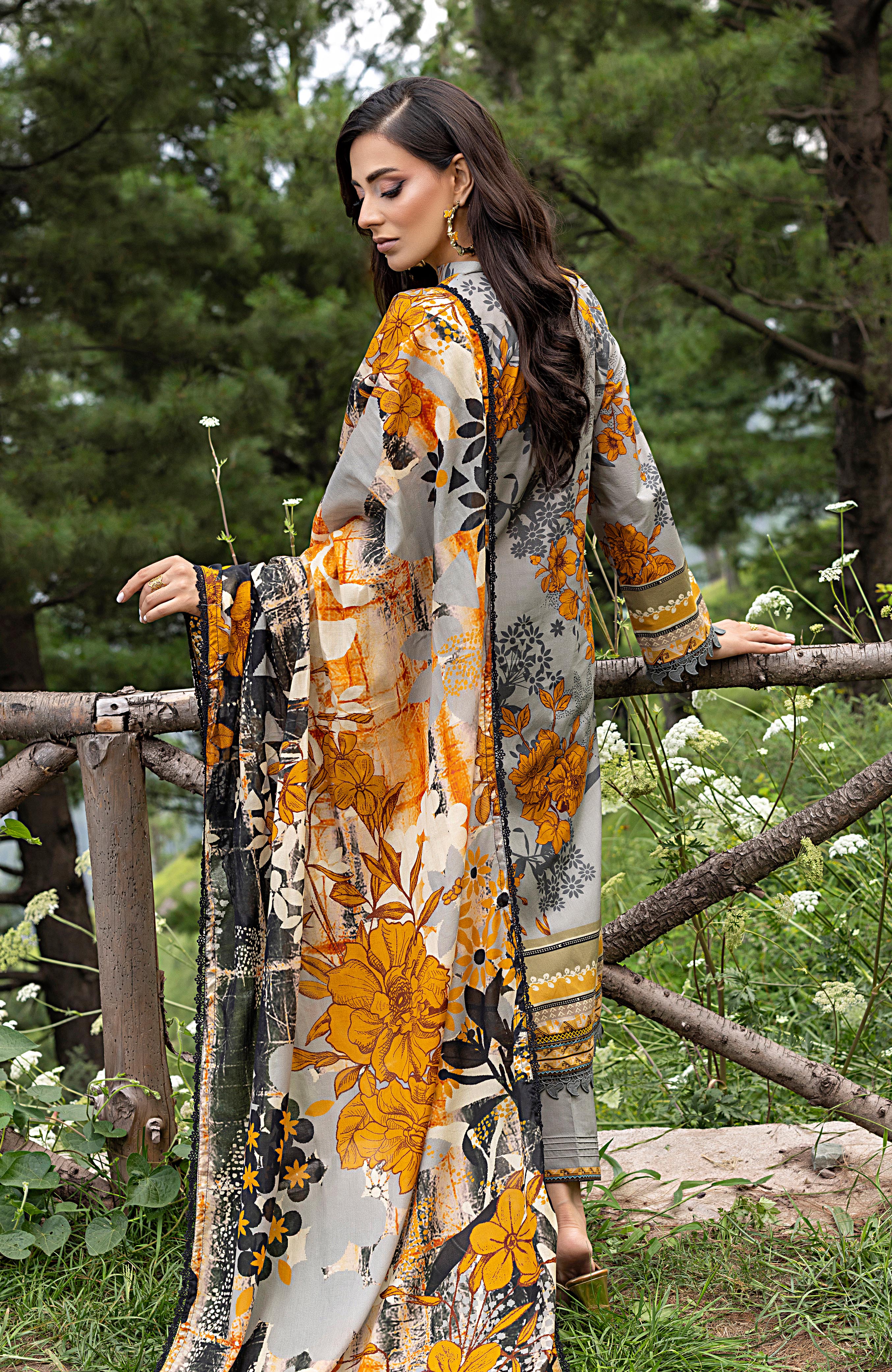 Monsoon Print Canvas 3 Piece-MPC-25-08