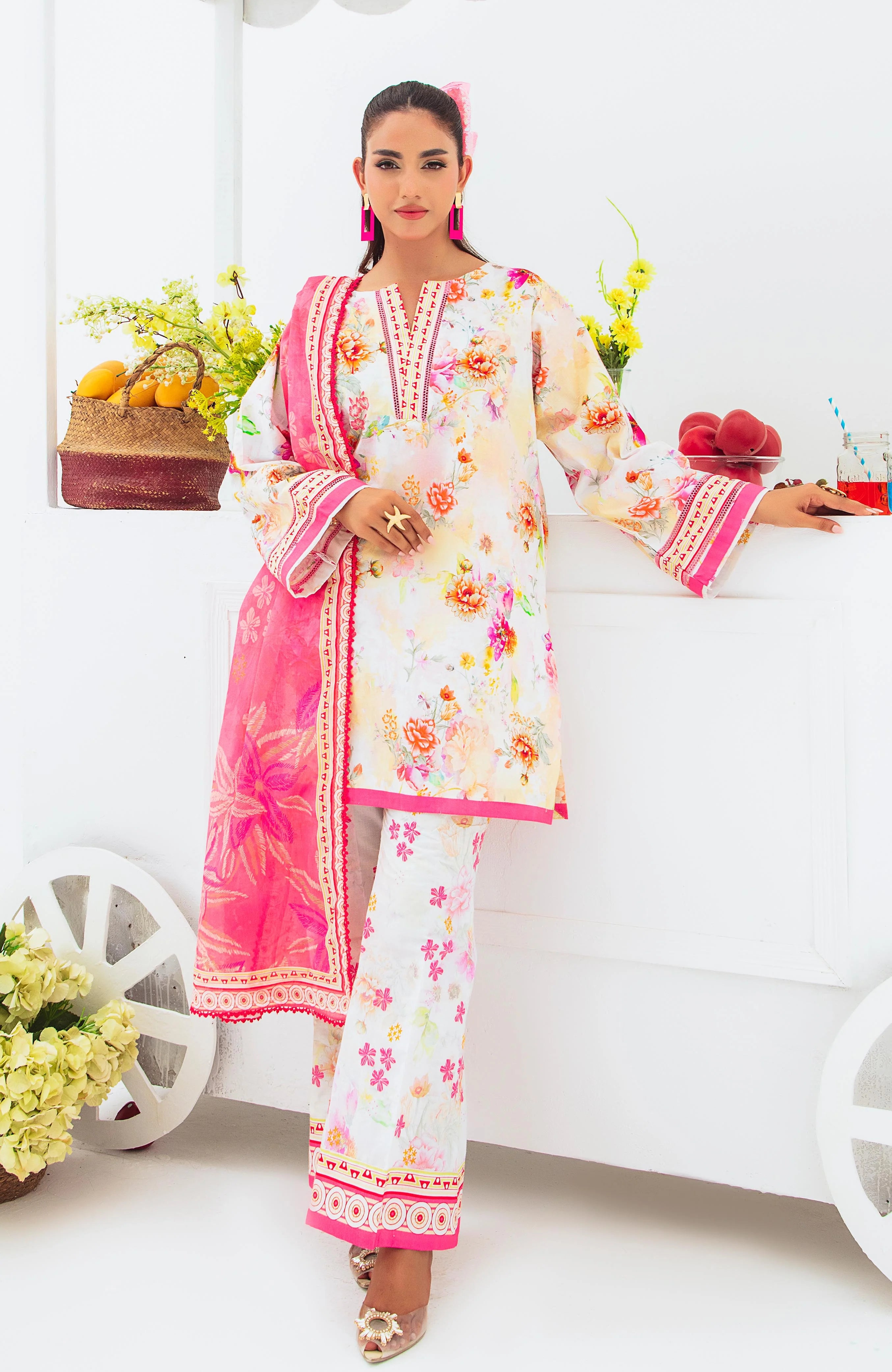 Noor e Hameed Mahrosh 3 Piece NHM-25-08