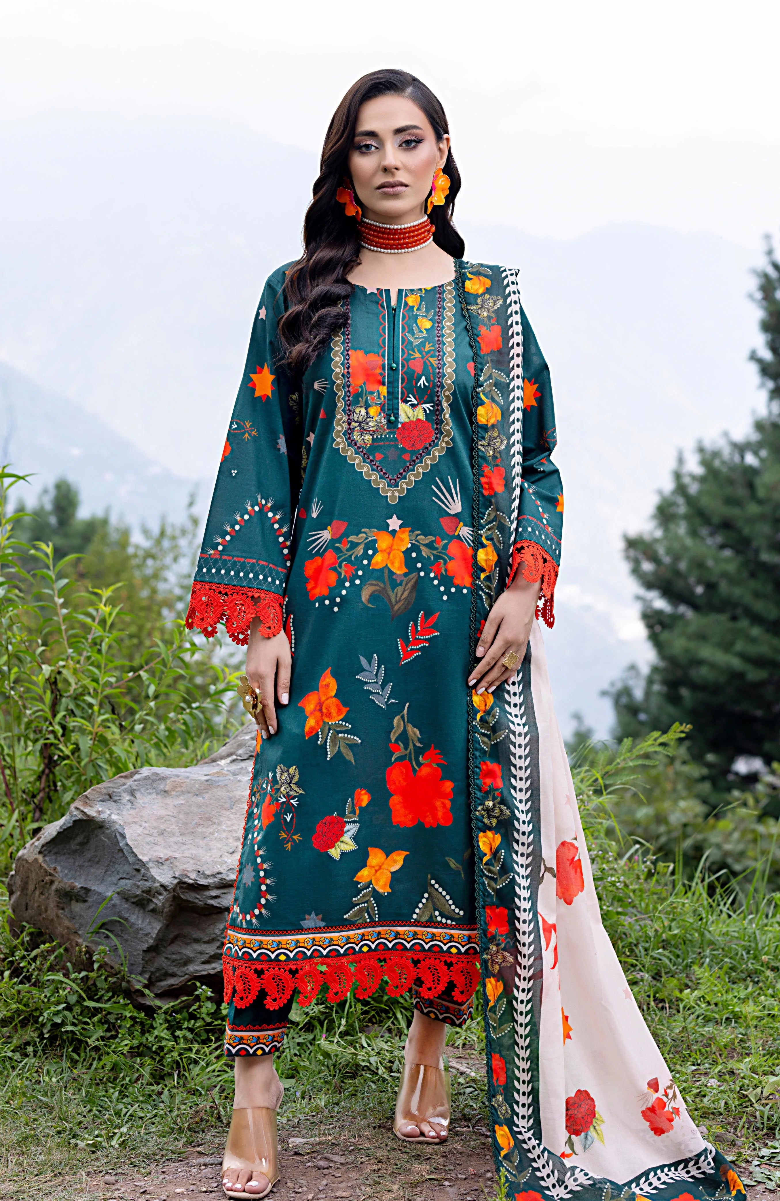 Monsoon Print Canvas 3 Piece-MPC-25-05