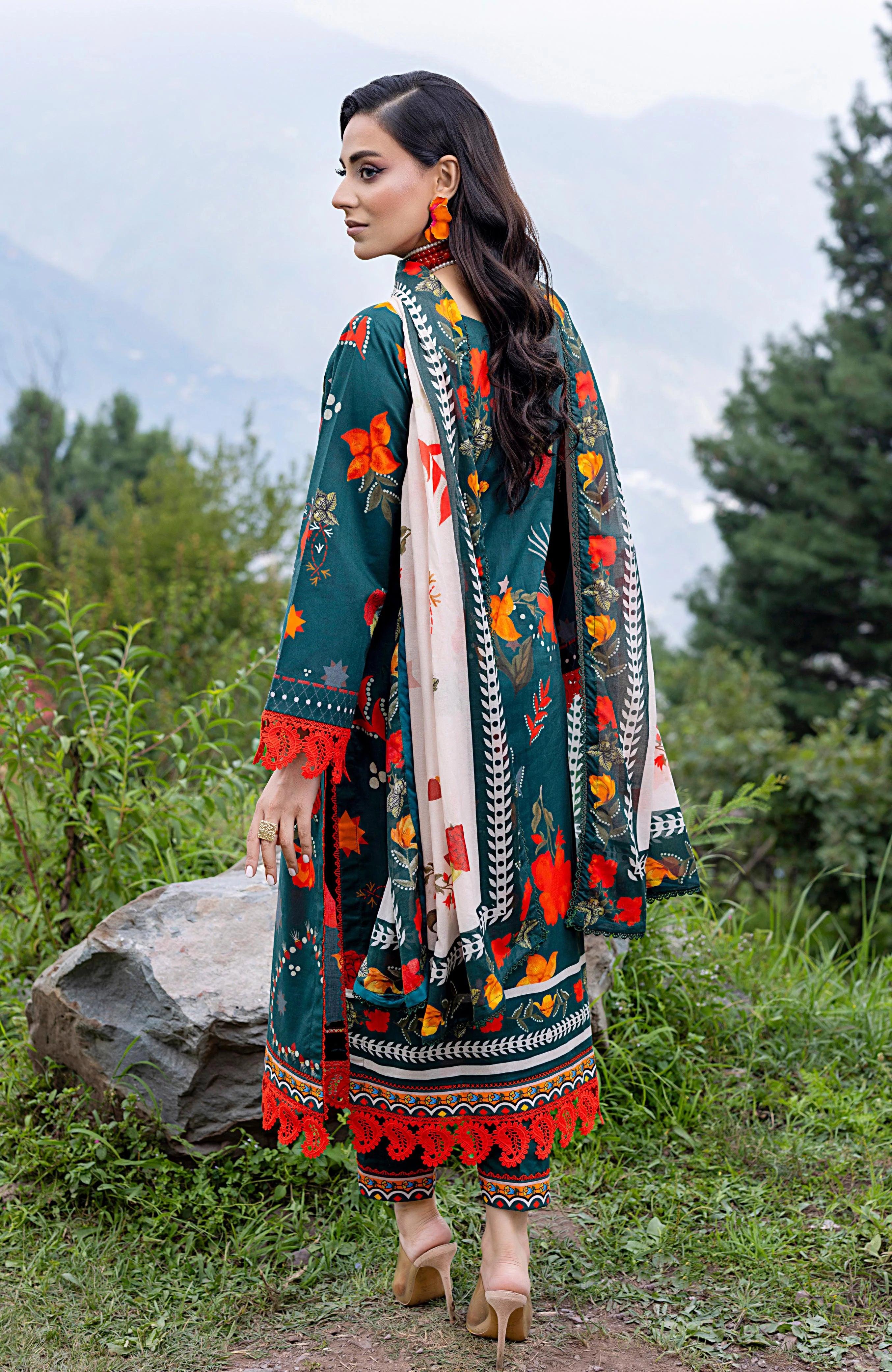 Monsoon Print Canvas 3 Piece-MPC-25-05