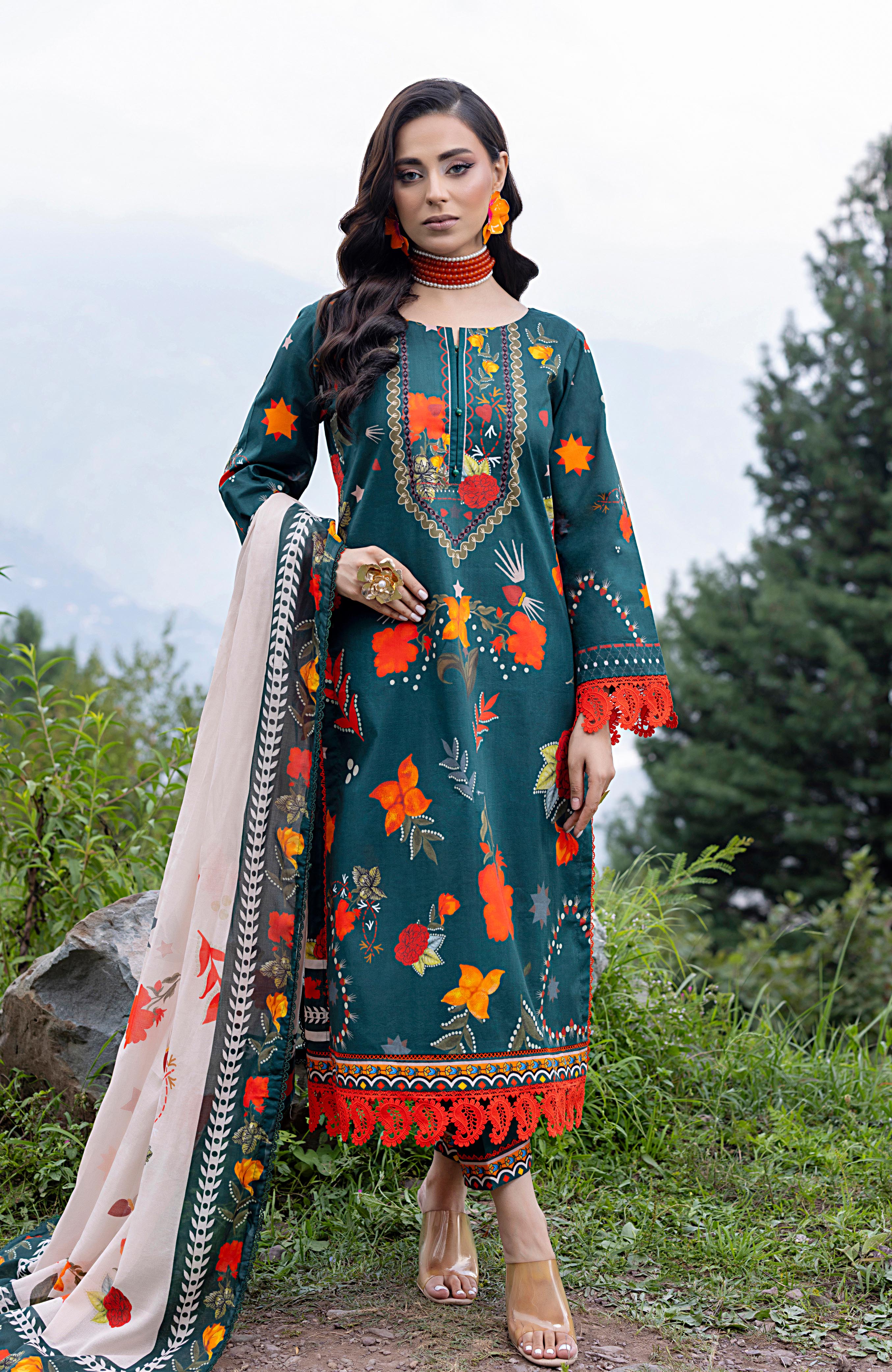 Monsoon Print Canvas 3 Piece-MPC-25-05