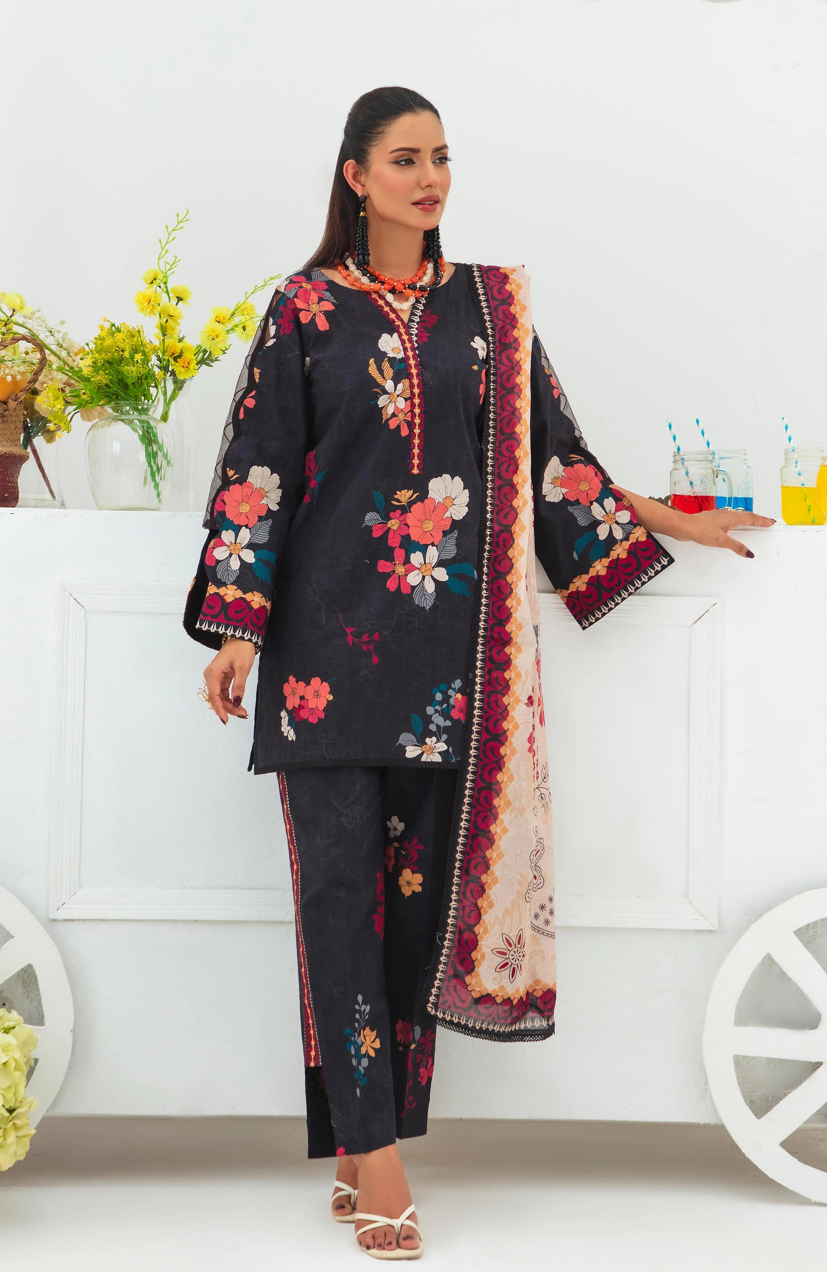 Noor e Hameed Mahrosh 3 Piece NHM-25-06