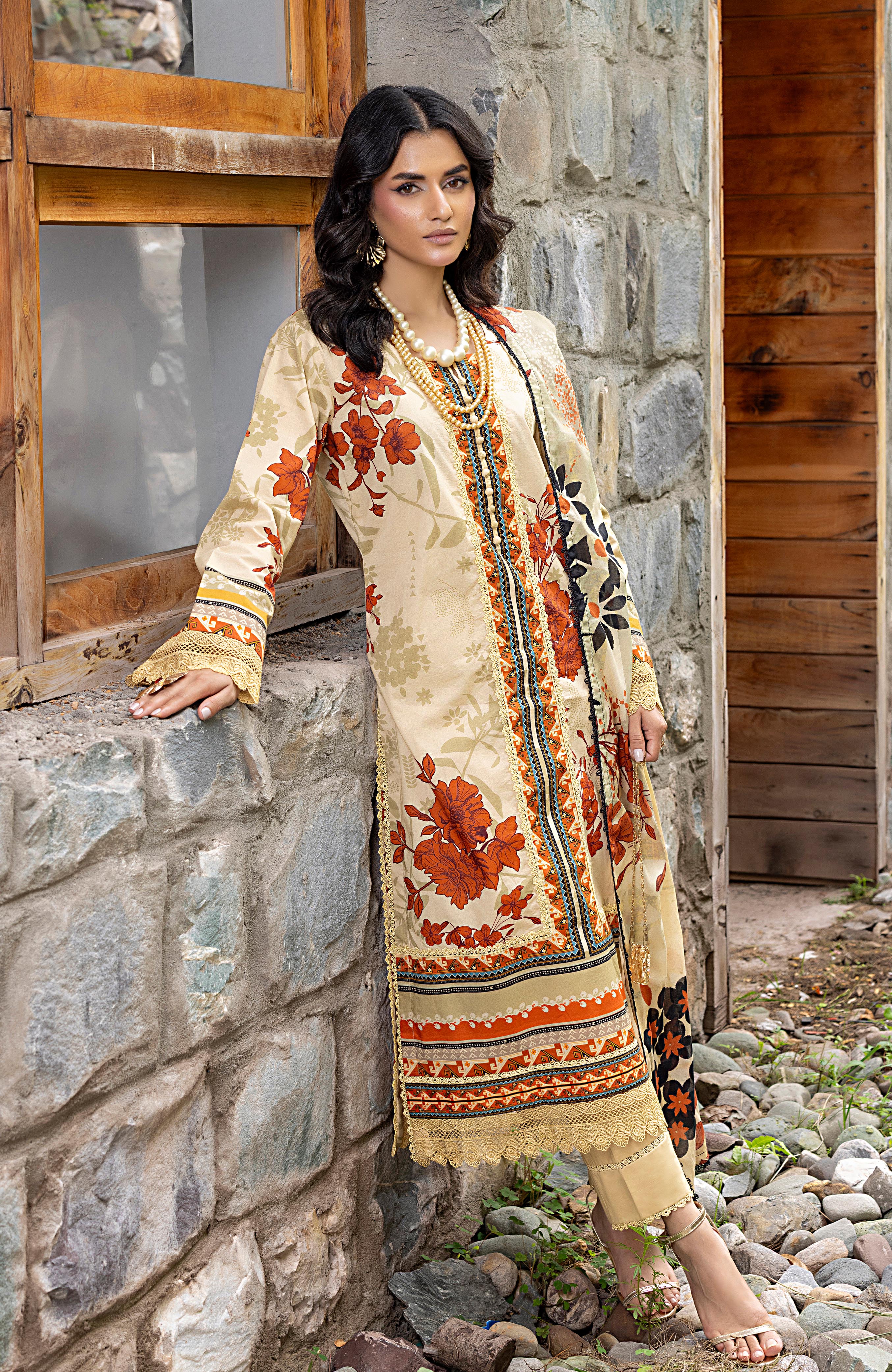 Monsoon Print Canvas 3 Piece-MPC-25-04