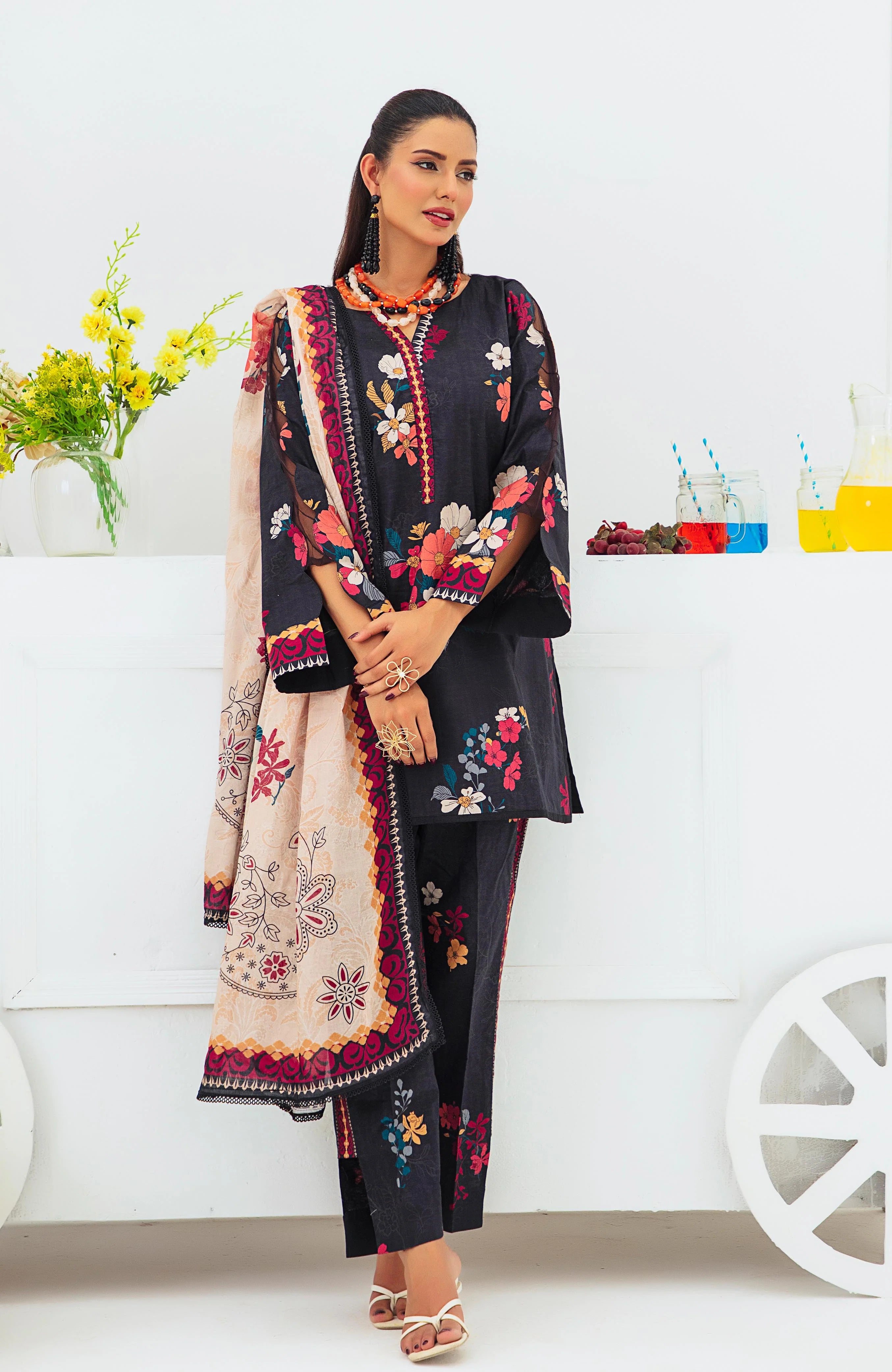 Noor e Hameed Mahrosh 3 Piece NHM-25-06