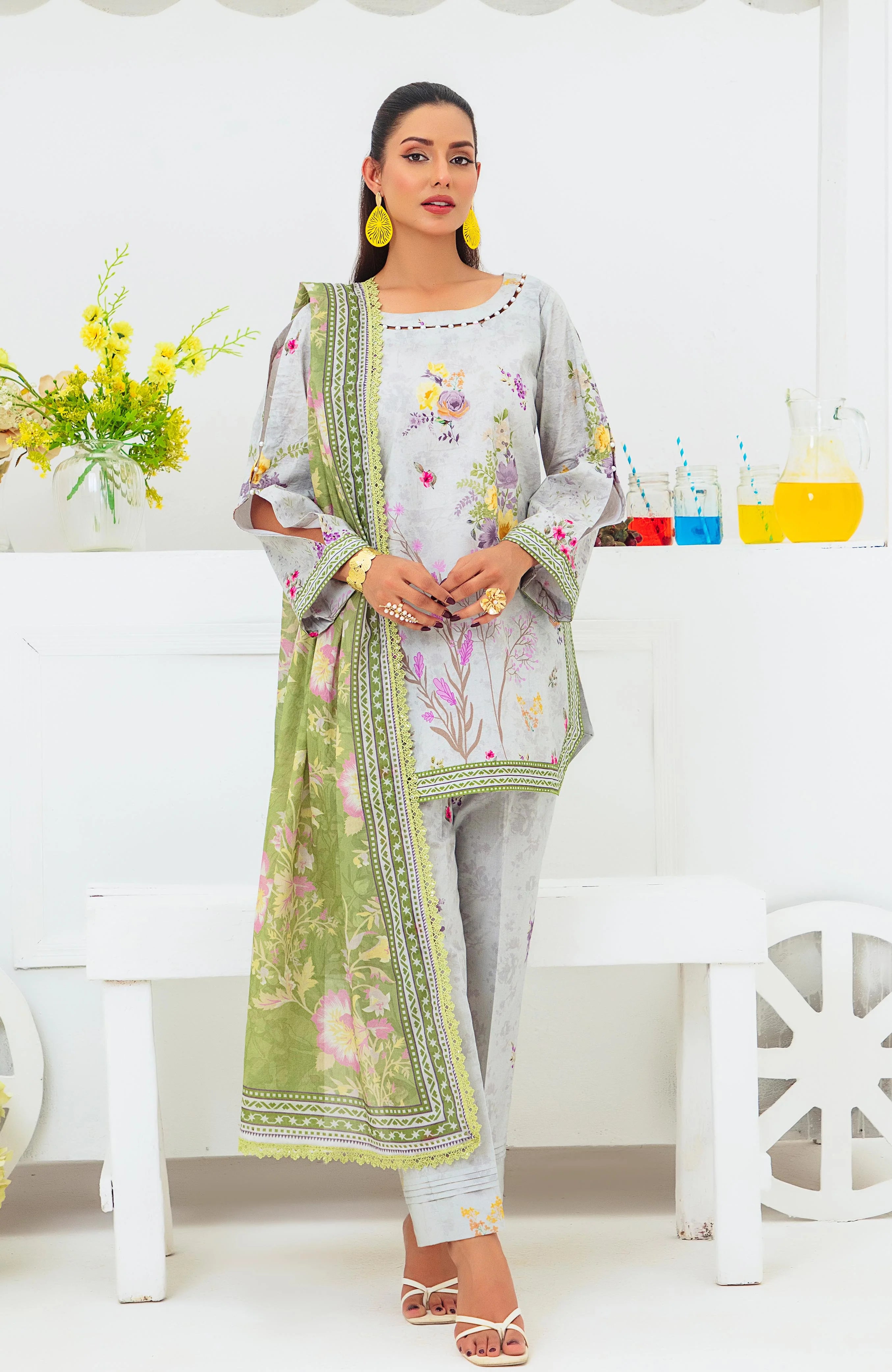 Noor e Hameed Mahrosh 3 Piece NHM-25-05